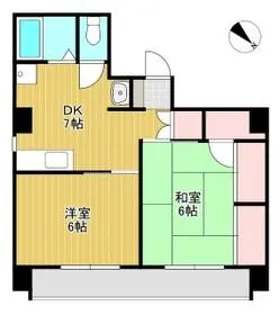 フォーブル平井【6階】の間取り