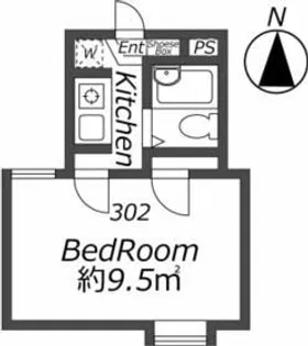 AP1206 ルソール【3階】の間取り
