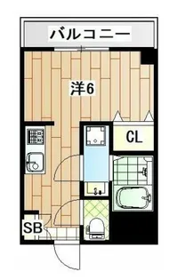 Liberty大通り公園【6階】の間取り