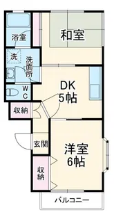エスポワール【1階】の間取り