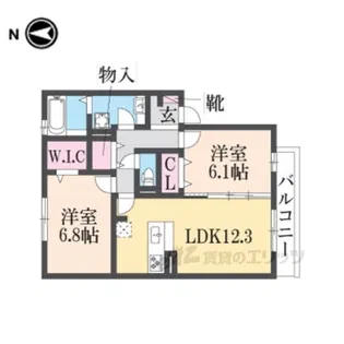 EternaA棟【1階】の間取り