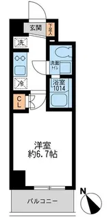 アーデン門前仲町【3階】の間取り