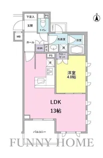 サンシャイン松本No.15【2階】の間取り