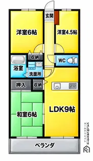 エスポワール【3階】の間取り