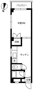 サンコーポ石塚【3階】の間取り