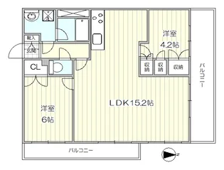 マイキャッスル八王子万町【4階】の間取り