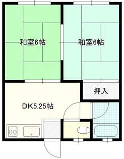 岡山県岡山市南区洲崎1【アパート】の間取り
