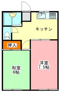 メゾンヤバラ【1階】の間取り