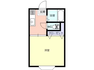 ファンタジーハイツ【1階】の間取り