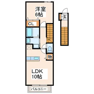 パインヒルズ【2階】の間取り