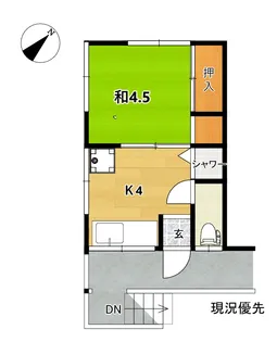 カーサ白子【2階】の間取り
