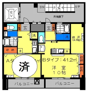 セレーナ青葉台【2階】の間取り