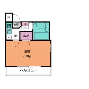 ステイピアカレッジ松戸【2階】の間取り