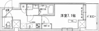 アートヒルズセンター南【4階】の間取り