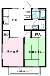 クレセントハウスIII【2階】の間取り