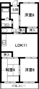 愛知県名古屋市東区白壁3【アパート】の間取り