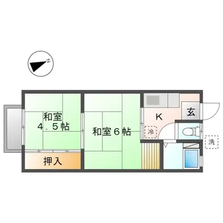 大幸荘【2階】の間取り