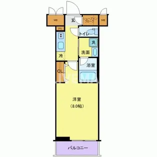 TATSUMIスカイガーデンテラス【6階】の間取り