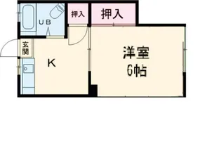 西ノ台ハイツ【2階】の間取り