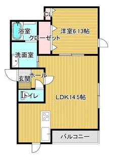 RTL(ラティール)船見町【3階】の間取り