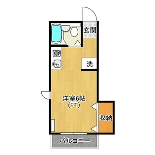 シャンヴォールIZUMI【1階】の間取り