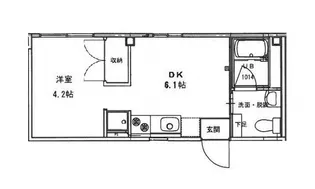 広島県広島市南区南大河町【マンション】の間取り