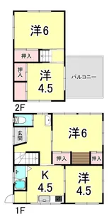 兵庫県神戸市垂水区塩屋町字大谷【一戸建】の間取り