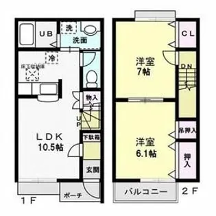 メゾン・グラシア Aの間取り