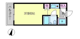 パーク・ノヴァ横浜阪東橋弐番館【11階】の間取り