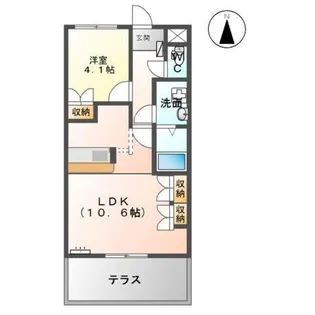 静岡県掛川市杉谷南2【アパート】の間取り