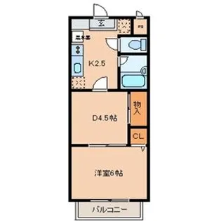 ファーストハイツ【4階】の間取り