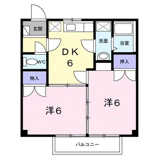アーバンシティプレステージI【1階】の間取り