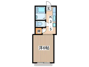 永富ハイツ【2階】の間取り