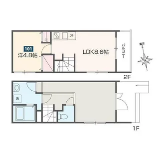 MELDIA茅ヶ崎の間取り