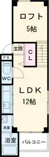 デビュタハウス【3階】の間取り