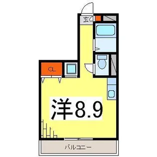 1Rの間取り画像