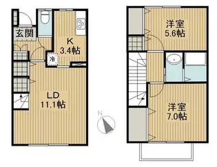 カンピジャーナAの間取り
