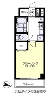 マンションプレステージ【6階】の間取り