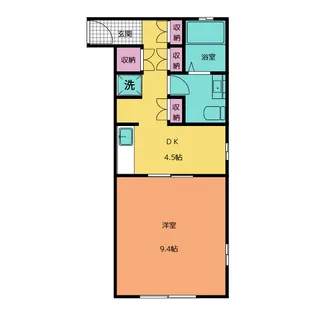 NOOKS【2階】の間取り