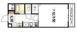 フローレンス亀田【3階】の間取り