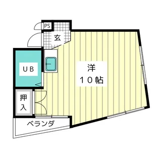 名藤マンション【4階】の間取り