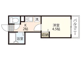 メゾフォルテ大宮【4階】の間取り