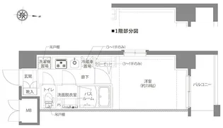 1Kの間取り画像