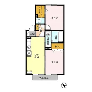 プロヴァンス南太閤山【2階】の間取り
