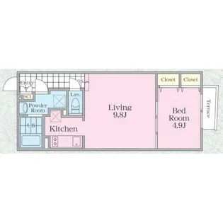 GRAN PASEO中野【2階】の間取り