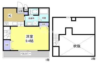 LA・KANA【1階】の間取り