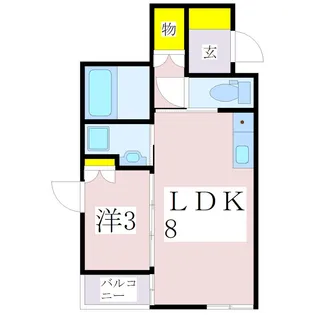 鹿児島県鹿児島市谷山中央2【アパート】の間取り