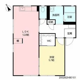カサグランデM【1階】の間取り