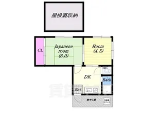 2DKの間取り画像