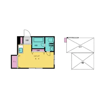 アクセスコートVIII【1階】の間取り